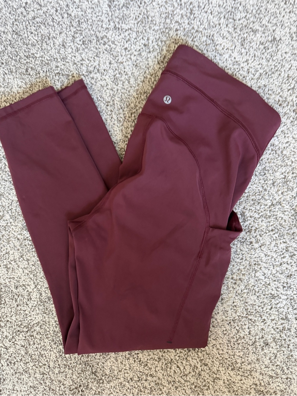 lululemon athletica Burgundy Leggings